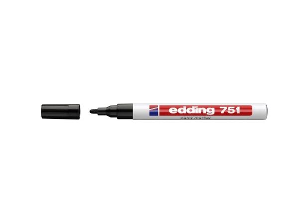 Merkepenn Edding 751 M sort 